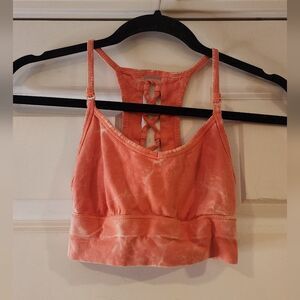 SO coral colored sports bra XS